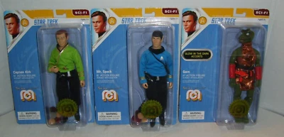 MEGO STAR TREK LOTE KIRK Mr. SPOCK GORN 8” Figura de Acción con Tribbles NUEVO RETRO Foto 1 de 4
