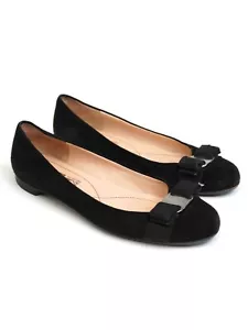 Vintage schwarze Salvatore Ferragamo Damenschuhe Größe UK 6,5 - Bild 1 von 4