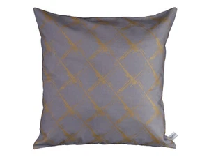 Kissenhülle Kissenbezug Graphik dunkelgrau gold - 40 cm x 40 cm 100% Baumwolle - Bild 1 von 2