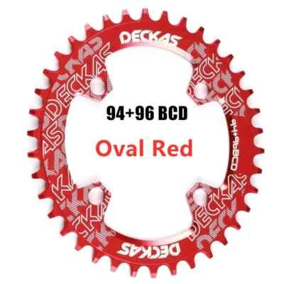 94/96 BCD Bicycle Chainwheel 32T 34T 36T 38T MTB Crown Round Oval Chainrings - Image 1 of 4
