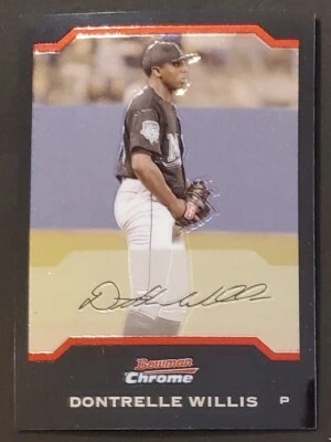 2004 Bowman Chrome #54 Dontrelle " D-Train" Willis MARLINS baseball card NM/MT - Image 1 of 2