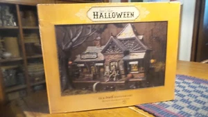 Departamento 56 Snow Village, HALLOWEEN RICKETY RAILROAD STATION Edificio Iluminado - Imagen 1 de 8