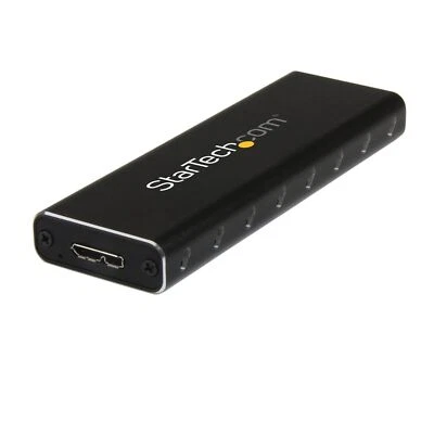StarTech SM2NGFFMBU33 M.2 SSD Enclosure for M.2 SATA SSDs - USB 3.0 (5Gbps) - Image 1 of 4