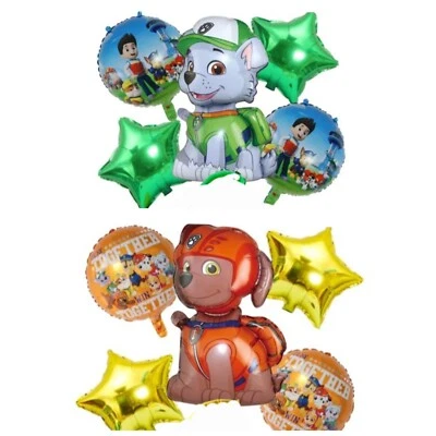 BALÕES PAW PATROL GEORGE E ZUMBA 10 PEÇAS  - Imagem 1 de 3