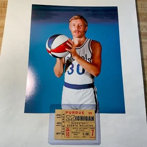 Rick Mount & Rudy Tomjanovich in Big Ten clash 01/10/1970 Michigan v. Purdue VG - Picture 1 of 3