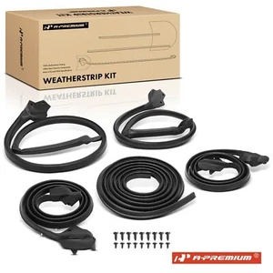 A-Premium 5x Weatherstrip Seals Kit & for Chevy Camaro Pontiac Firebird 70-81 - Picture 1 of 11