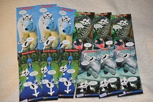 Polar Bear / Dolphin / Peacock / Geico Bookmarks ( lot 12 ) Brand New - Picture 1 of 5