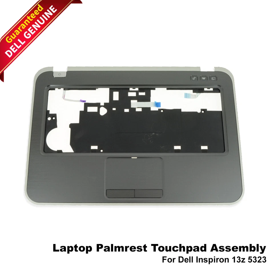 New Dell OEM Inspiron 13z 5323 P31G Laptop Palmrest Touchpad Assembly Grey KY69C - Image 1 of 4