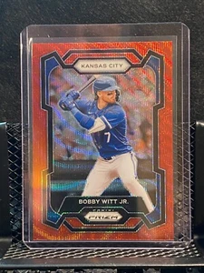 Bobby Witt Jr. 2024 Prizm Ruby Wave Prizm - Royals - Picture 1 of 2
