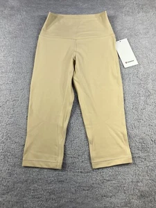 Lululemon Size 6 Align HR Crop 17” Leggings Tan NWT PSCO - Picture 1 of 8