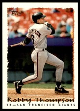 1995 TOPPS #556 ROBBY THOMPSON SAN FRANCISCO GIANTS