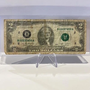 Series 2009 $2 Dollar Bill *Ink Error* Rare US Paper Currency Errors - Picture 1 of 2