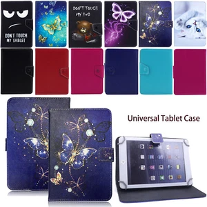 Universal 10/10.1 Inch Protective Leather Stand Cover Case For Android Tablet PC - Picture 1 of 54