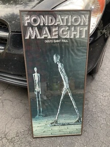 Vintage Alberto Giacometti 1976 Fondation Maeght Offset Lithograph (Framed) - Picture 1 of 5