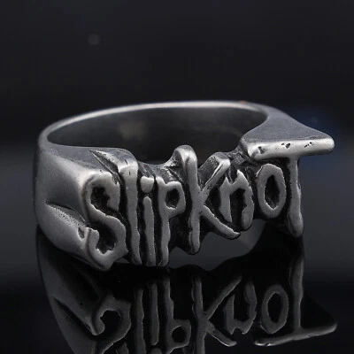 Vintage Hip Hop Punk Mens Ring Stainless Steel Singet for Men Gothic Jewelry - Изображение 1 из 4