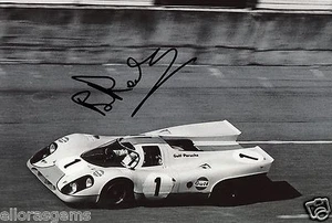 British Racing Le Mans Driver Brian Redman Hand Signed Photo 12x8" CL - Picture 1 of 1