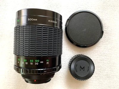 Lente espejo Minolta KALIMAR MC 500mm 1:8 con tapas Foto 1 de 4