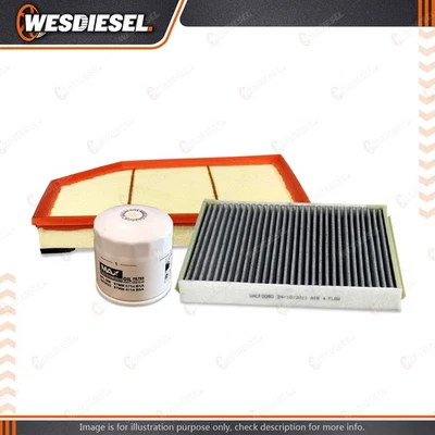 Wesfil Oil Air Cabin Filter Service Kit fits Volvo V60 1.6L 2011-2015 - image 1 of 2