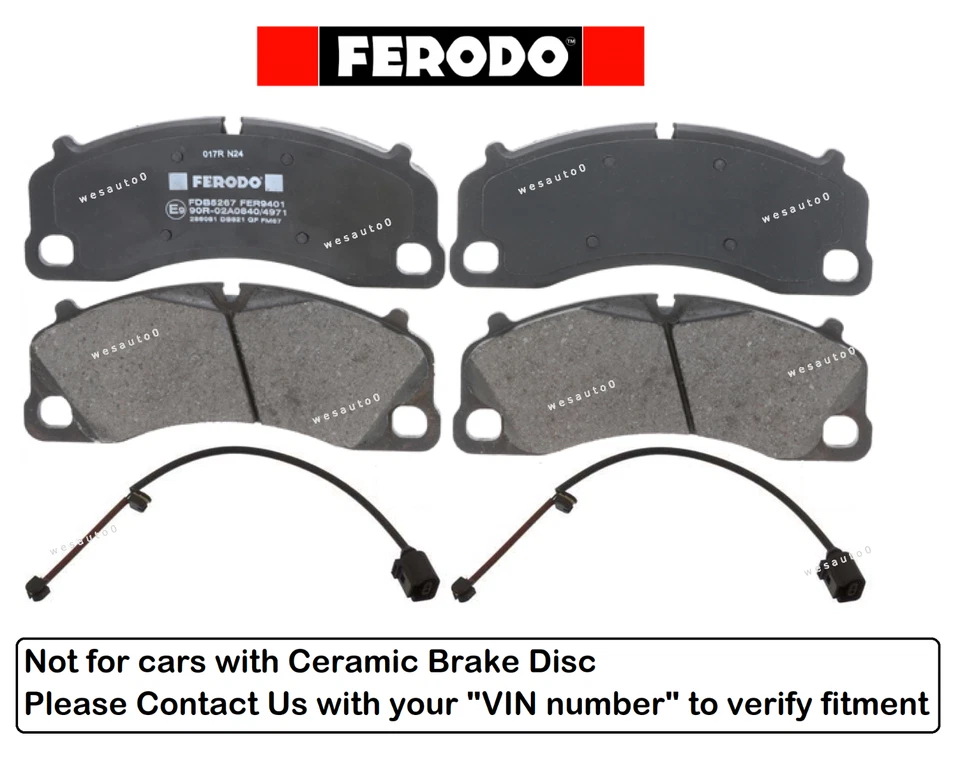 前刹车片套件 + 传感器 OES 适用于保时捷 911 Carrera 4 GTS / 4S / GTS / S — 第 1/1 张图片