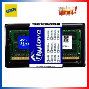 DDR3L Mémoire RAM 4GB / 8GB 1333MHz – 1600MHz SODIMM – PC3L 10600S / 12800S - Imagen 1 de 13