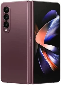 SAMSUNG Galaxy Z Fold 4, 256GB Unlocked Android Smartphone,Burgundy (USED) - Picture 1 of 5