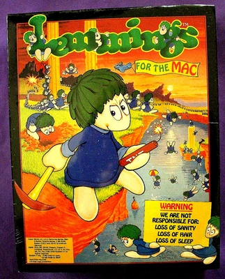 LEMMINGS FOR THE MAC COMPUTER GAME, 1992, Psygnosis, NEW/Factory Sealed!! - Image 1 of 4