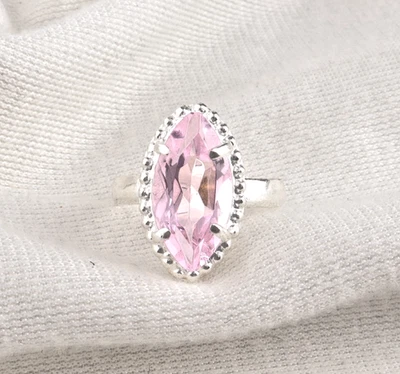 Anello gioiello fatto a mano in argento sterling 925 con pietra preziosa... - Immagine 1 di 4