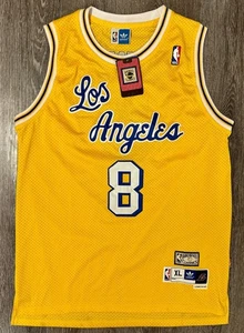NWT Hardwood Classic KOBE BRYANT NBA Addidas Los Angeles Lakers Jersey Size XL - Picture 1 of 9
