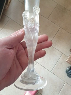 ERTE ROMAIN DE TIRTOFF (1892 1990) SOLIFLORE VASE CRISTAL DLG LALIQUE CARIATIDES - Photo 1/4