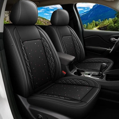 Car Seat Covers Fit For Chevrolet Sonic 2012-2020 Faux Leather 2 Seat Cushions Foto 1 de 4