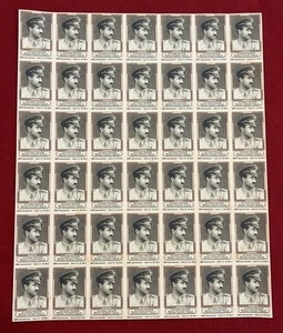 Hoja completa de estampillas del general Galland Luftwaffe del Tercer Reich alemán nazi MNH SEGUNDA GUERRA MUNDIAL SEGUNDA GUERRA MUNDIAL - Imagen 1 de 2