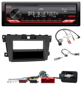JVC DAB Lenkrad Bluetooth USB Autoradio für Mazda CX-7 2009-2013 - Bild 1 von 10