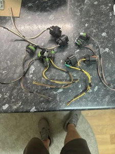 Vauxhall Zafira A MK1 Front Headlight Side Light Wiring Plugs OS & NS CDU21 - Picture 1 of 6