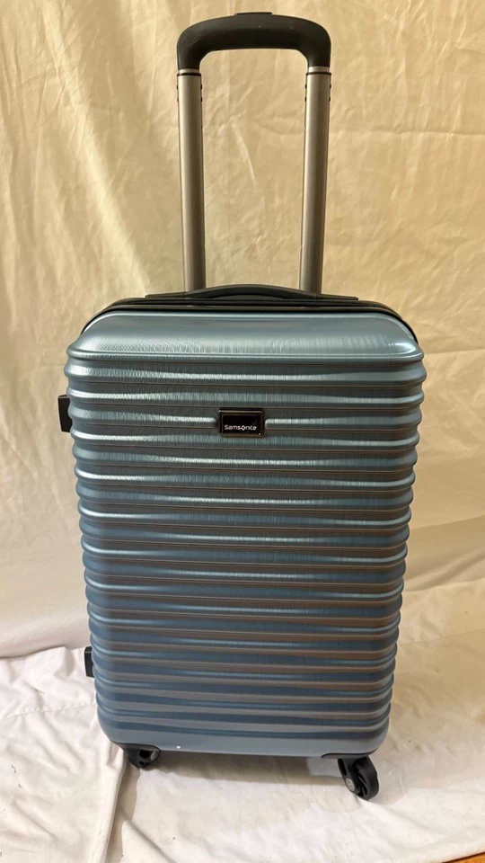 Maleta de mano Samsonite Uptempo Lux lado duro 20" giratoria azul claro Foto 1 de 4