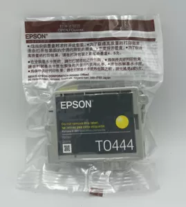 Versiegelte Original Epson Tinte TO444 T0444 gelb offene Verpackung - Bild 1 von 3