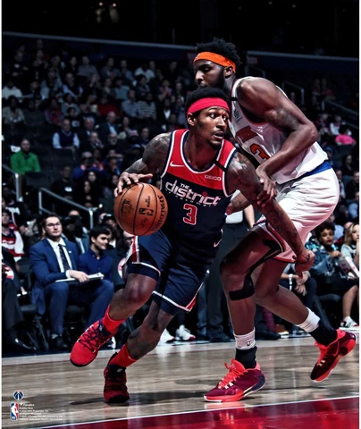 Bradley Beal Washington Wizards Unsigned Dribbling Photograph Cover