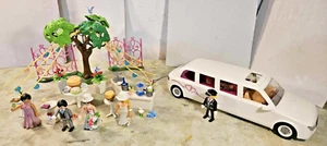 Playmobil 9227 Hochzeitslimousine Brautauto Brautpaar Hochzeit Feier wedding - Bild 1 von 9