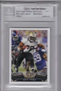 MARK INGRAM 2013 Topps Mini 1st Edition 321 Blank Back Proof 1/1 Uncirculated - Picture 1 of 2