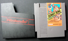 1985 Nintendo NES Game Cartridge DONKEY KONG CLASSICS With dust Cover WORKS