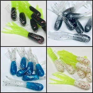 10 Pro Series Crappie Tube Jigs - Select Your Color  - Picture 1 of 13