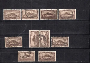 Italia (1949) - Centenario della Repubblica Romana, 10 francobolli Ø - Foto 1 di 1