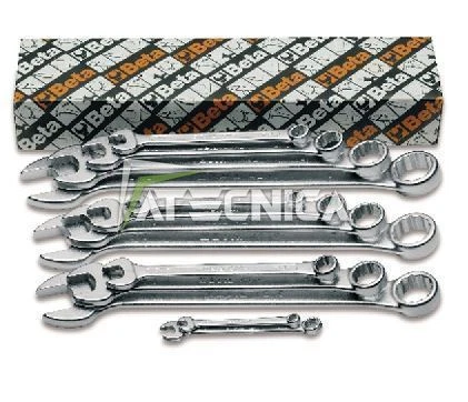 Serie di 13 chiavi combinate Beta 42AS/13 in pollici a forchetta e poligonali  - Immagine 1 di 1
