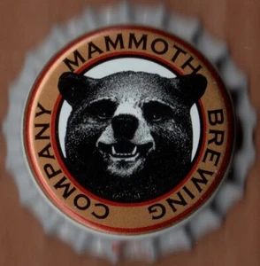 USA Kunststoff ausgekleideter Bier Kronkorken: Mammutbrauerei - Bild 1 von 1