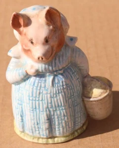 Figura de colección Beswick (616) Beatrix Potter tía Pettitoes. P&P gratis en Reino Unido - Imagen 1 de 10