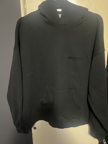 Felpa con cappuccio Essentials Fear Of God SS22 nera XL