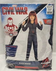 New Marvel Captain America Civil War Black Widow Child Size Small Costume - Picture 1 of 2
