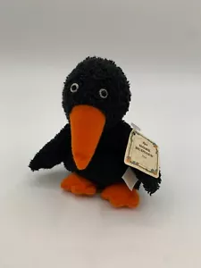 New Russ Home Buddies Tom Crow Plush Terry Cloth 5" Stuffed Black Orange Toy Tag - Picture 1 of 6