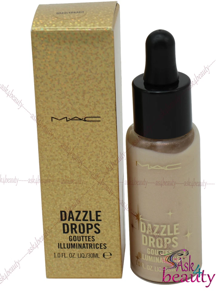 MAC Dazzle Drops Gouttes Illuminatrices 1oz (Dazzlepeach) New In Box - Image 1 of 1