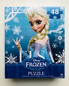 Disney Frozen ELSA MINI ROMPECABEZAS 48 Piezas 9"X10" Reina de las Nieves Rompecabezas por Cardenal - Imagen 1 de 4