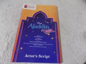 Aladdin~Disney~MTI Broadway Kids Actors Script NEW - Picture 1 of 2